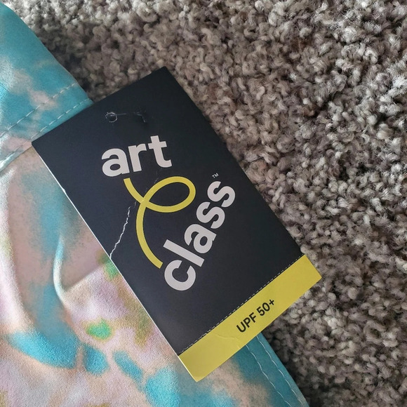 NWT art class Boys Size 18 Tie Dye Swim Trunks Board Shorts - Picture 7 of 15